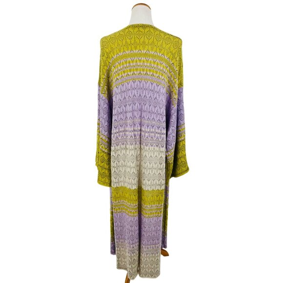 RARE Free People Boho Bell Sleeve & Side Slits Kimono Cardigan - Picture 8 of 16